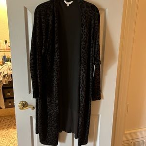 Leopard print cardigan